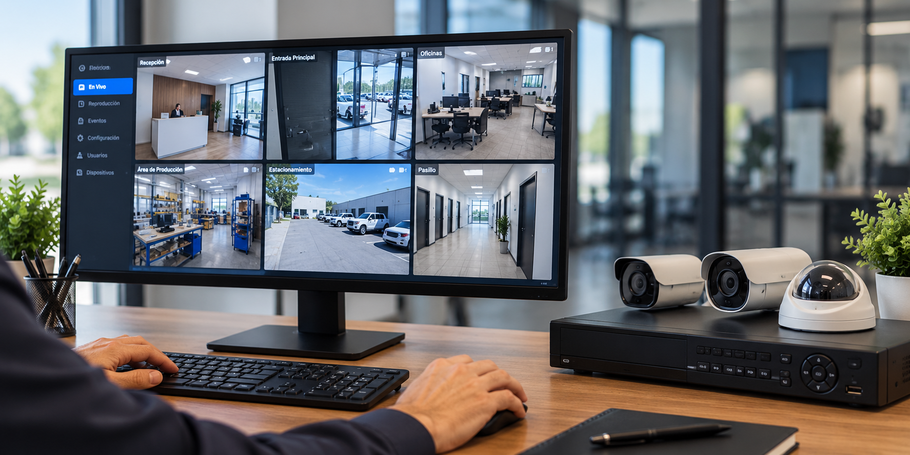 Cámaras de seguridad para sistemas CCTV empresariales