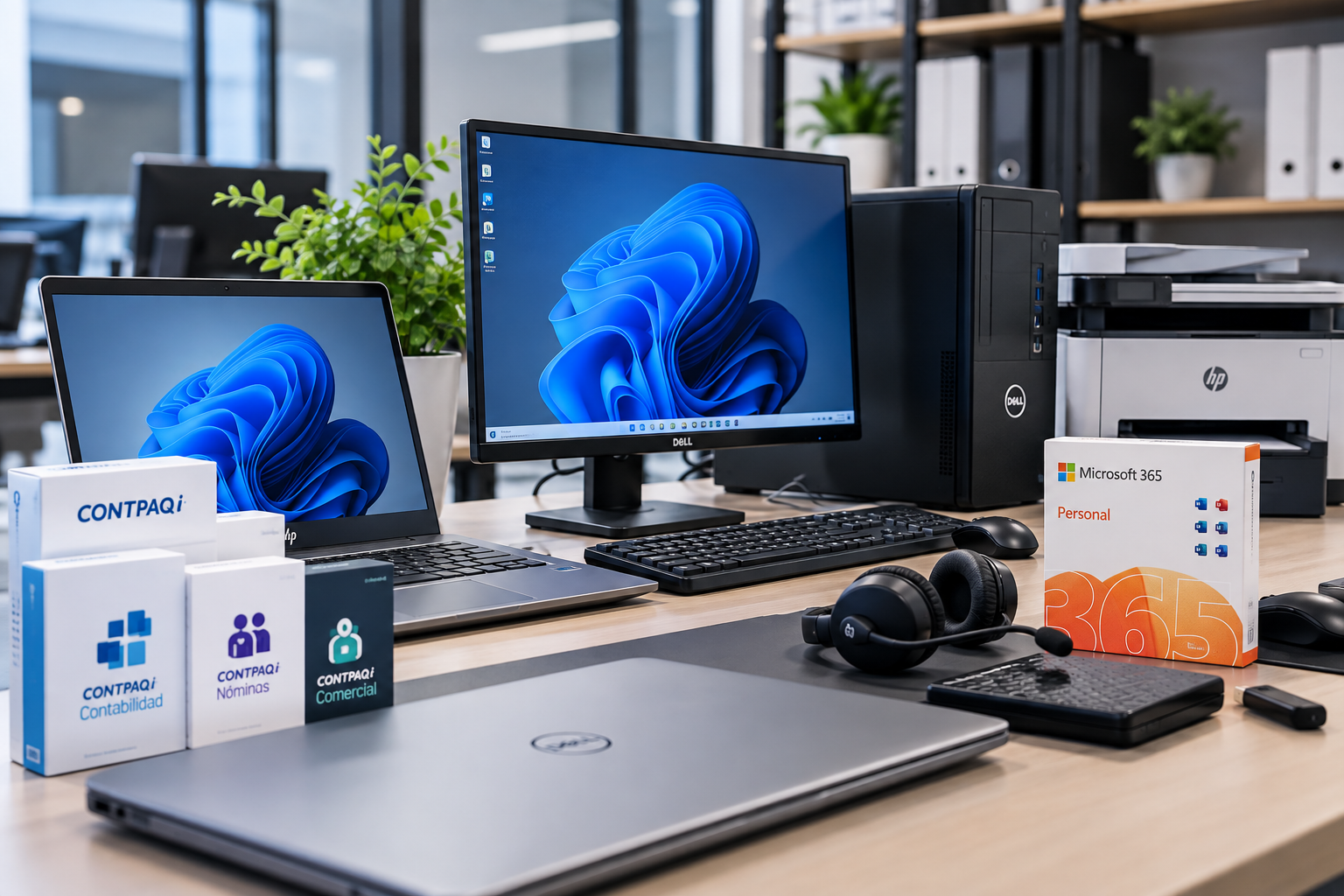 Equipo de cómputo y software para empresas