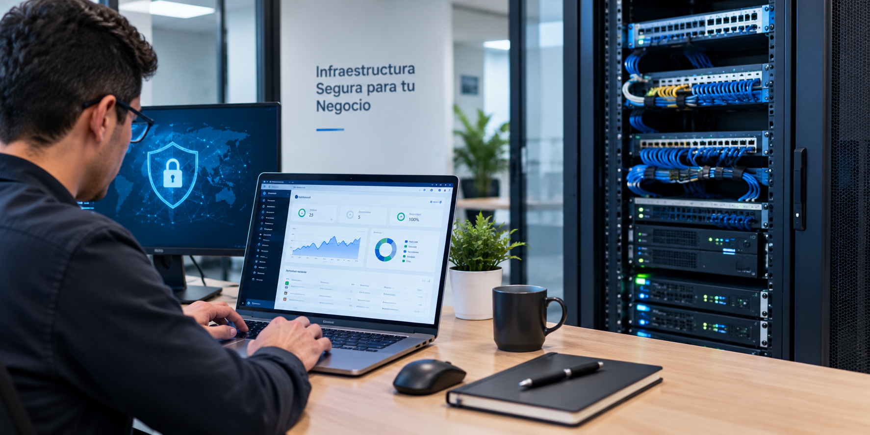 Seguridad de la información y protección de red empresarial